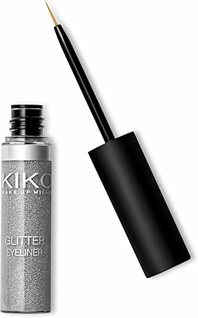 KIKO MILANO, Glitter Eyeliner, Delineador em Gel com Brilho, Cor