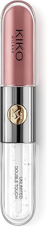 Unlimited Double Touch, Batom e Gloss Incolor, Cor