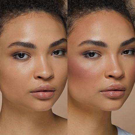 Multi Finish Trio Blush & Bronzer Palette, Paleta Compacta 2 em 1, Cor 02 Mauve
