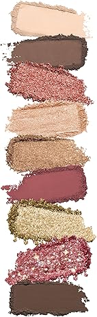 New Glamour Multi Finish Eyeshadow Palette, Paleta de Sombras, Cor Burgundy Notes