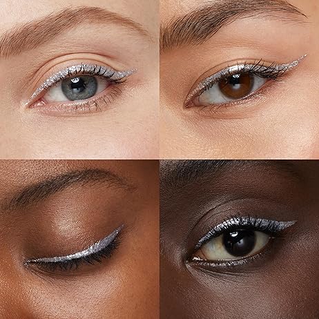 KIKO MILANO, Glitter Eyeliner, Delineador em Gel com Brilho, Cor